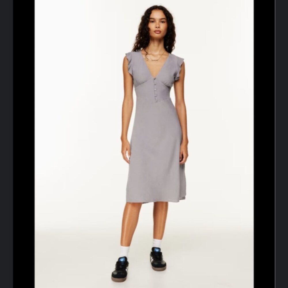 NWT Sunday Best Exude Dress Size 0 Ruffle Sleeve Fairycore